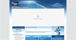 Desktop Screenshot of networkcablesindia.com